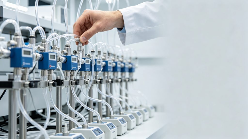 Demand-Driven and Technology Integrated: The Design Philosophy Behind XY-TEK Ultrasonic Flow Sensors 实验室流体测量场景