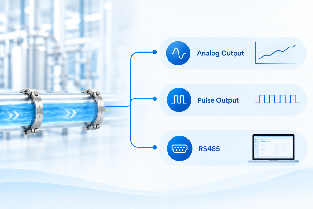 From Sensor to Control System: Data Output Modes and Industrial Integration Considerations for Ultrasonic Flow Meters chatgpt image 2026年9月16日 16 15 46