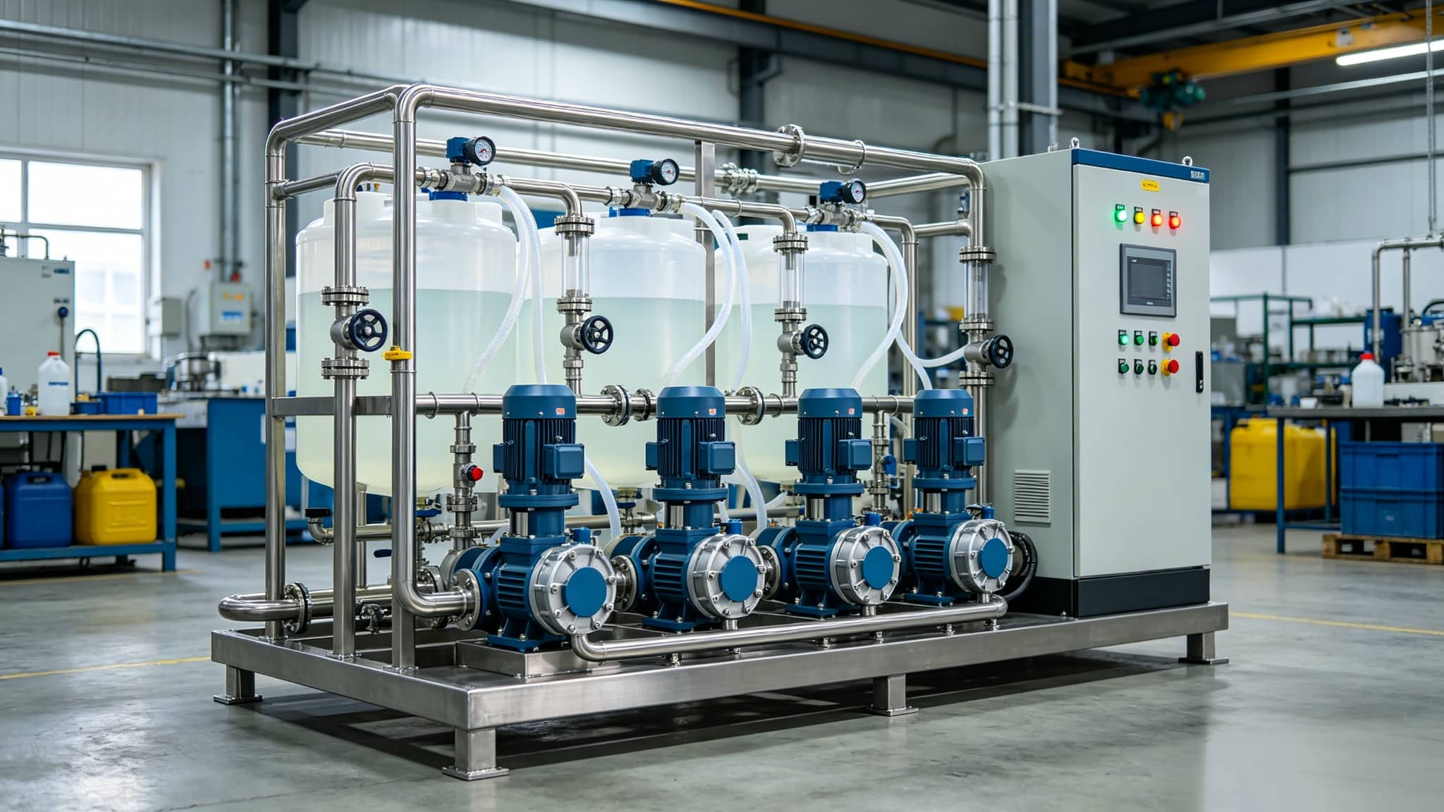 Precision Control and Predictive Maintenance: Ultrasonic Flow Sensors in Automated Dosing Systems 工业 化学加药系统