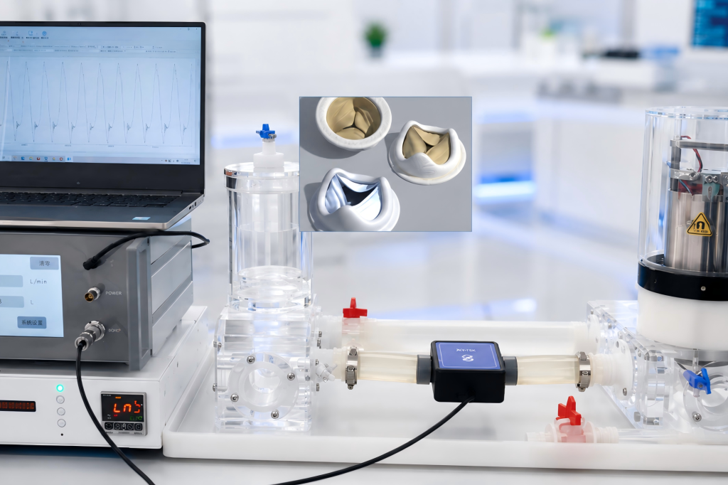 Capturing Millisecond-Level Hemodynamic Transients: Applications of Ultrasonic Flow Meters in Medical Pulsatile Flow Testing 瓣膜返流测试(1)